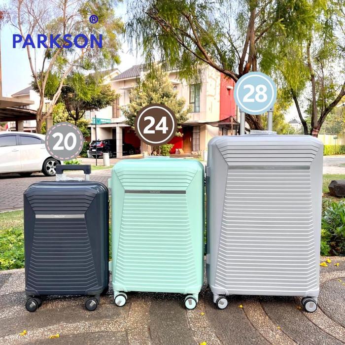 Koper Parkson Taeyong Case PP02 double zipper polypropylene koper travel koper cabin koper jumbo