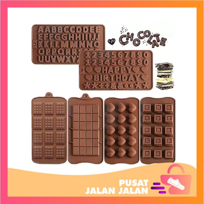 PJJ - H6250 Cetakan Silikon Huruf Abjad / Dekorasi Alat Baking Tools / Cetakan Huruf Silicone Mold /
