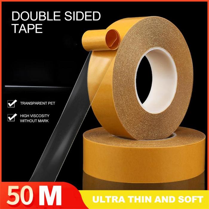 50M High Temperature Resistance PET Double Sided Tape No Trace