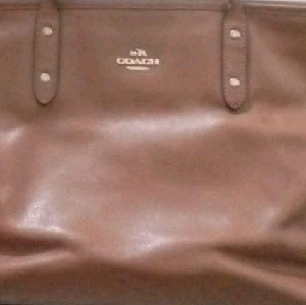 coach coklat totebag preloved