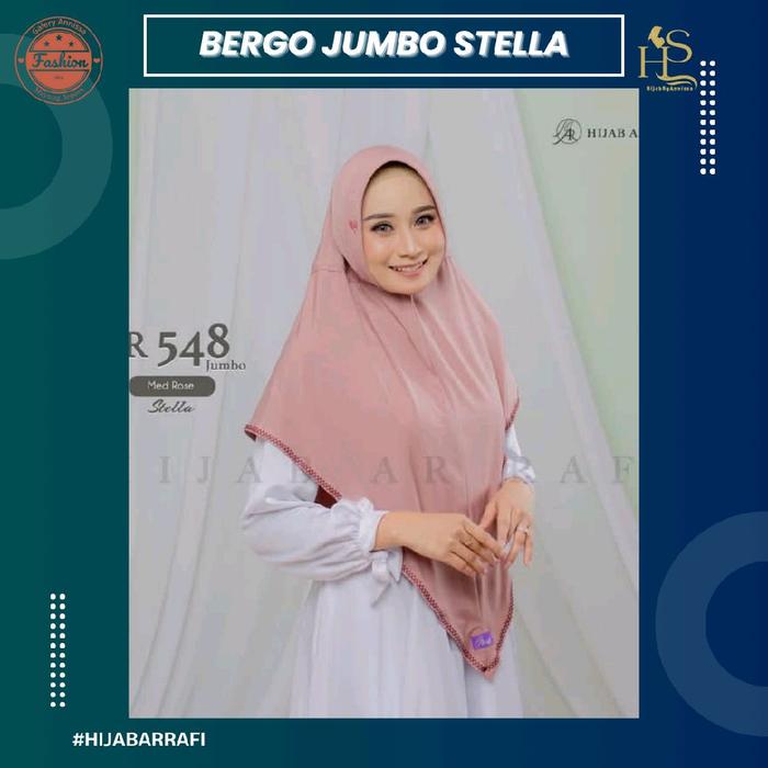 Hijab Jumbo stella serut AR 548 Cabang Arrafi Resmi