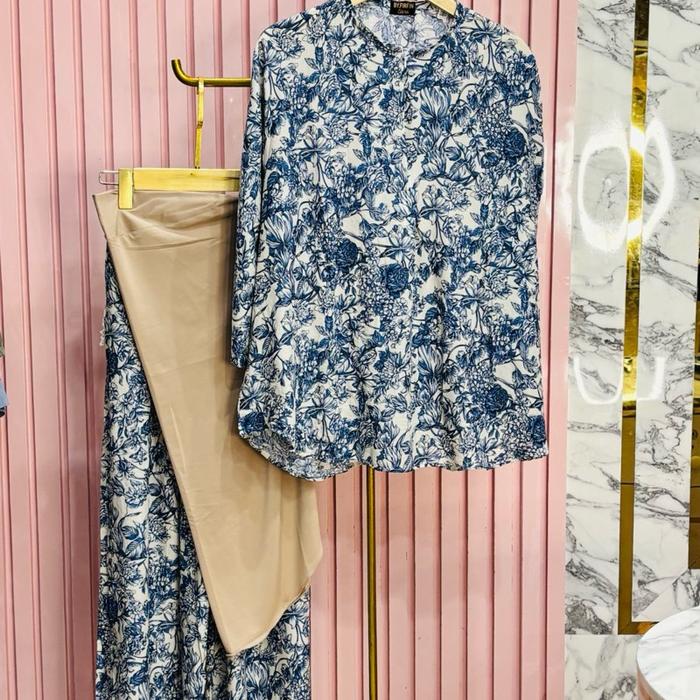 Setcel Homedress FIRFIN COLLECTION BY UMMI FIRFIN terbaru dengan motif terupdate