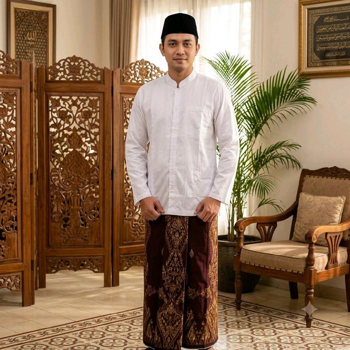 Gufo Baju Koko Muslim Pria Rompi Safety untuk Acara Formal dan Harian