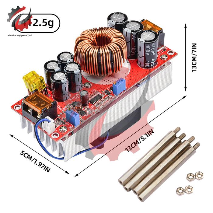 DC-DC 1800W 40A 1500W 30A 1200W 20A Boost Converter Step Up Power