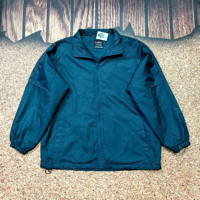 jaket outdoor parasut tipis pria NEPUCA navy jaket running windbreaker murah bagus size XL