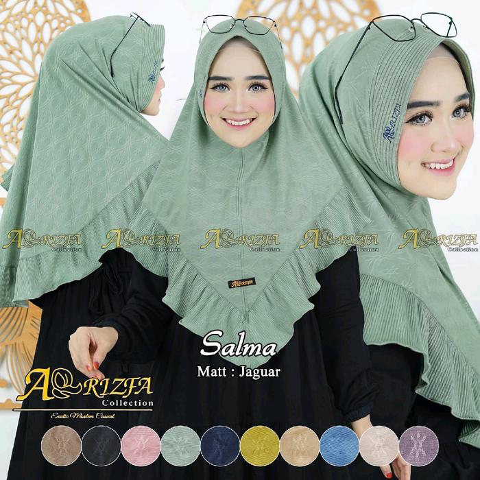 salma arrizfa jilbab unstan bergo premium Kerudung Muslim Instan Wanita Dewasa