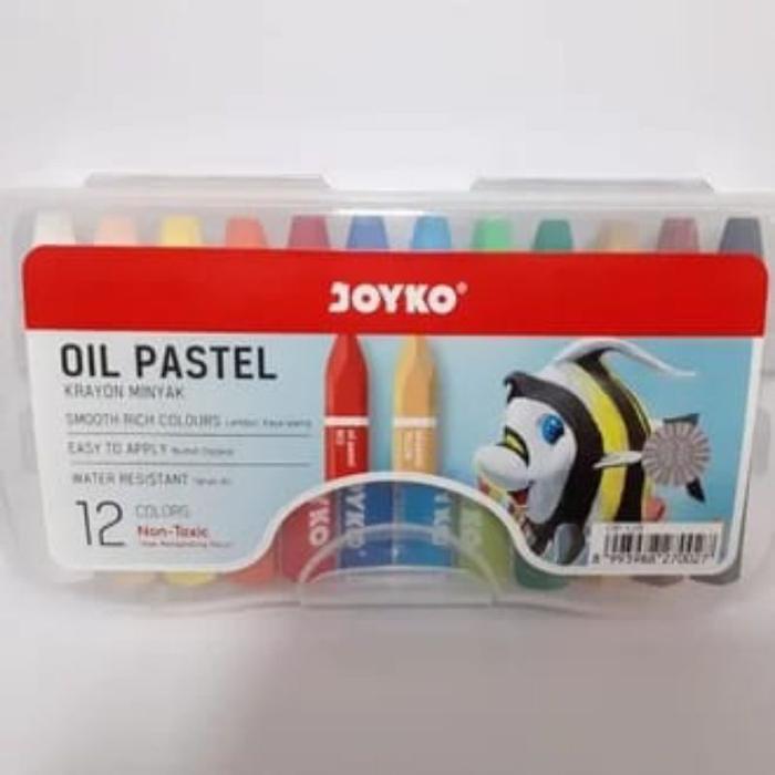 Crayon / Krayon Oil Pastel - joyko 12 Warna MURAH!