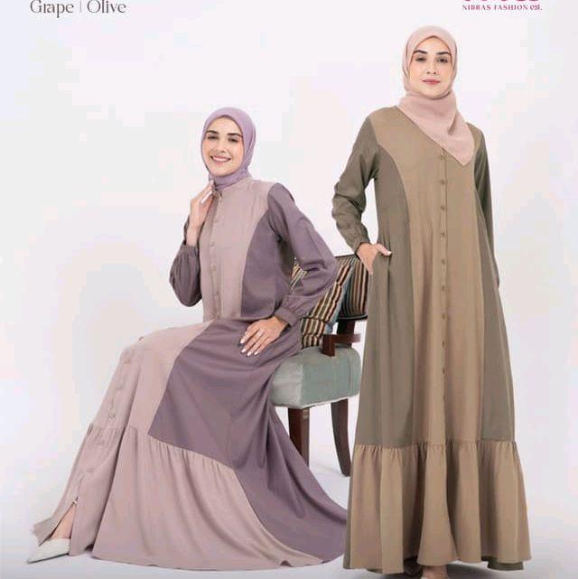 Resya 105 Gamis Dewasa Nibras Simple Elegant