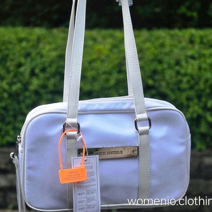 tas wanita shoulder bag boston bag original quality Nick Nicole brand Korea