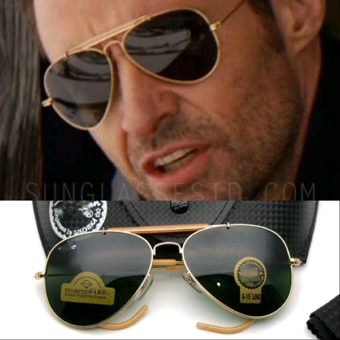 kacamata aviator classic 3030 lensa kaca Eyewear Sunglasses
