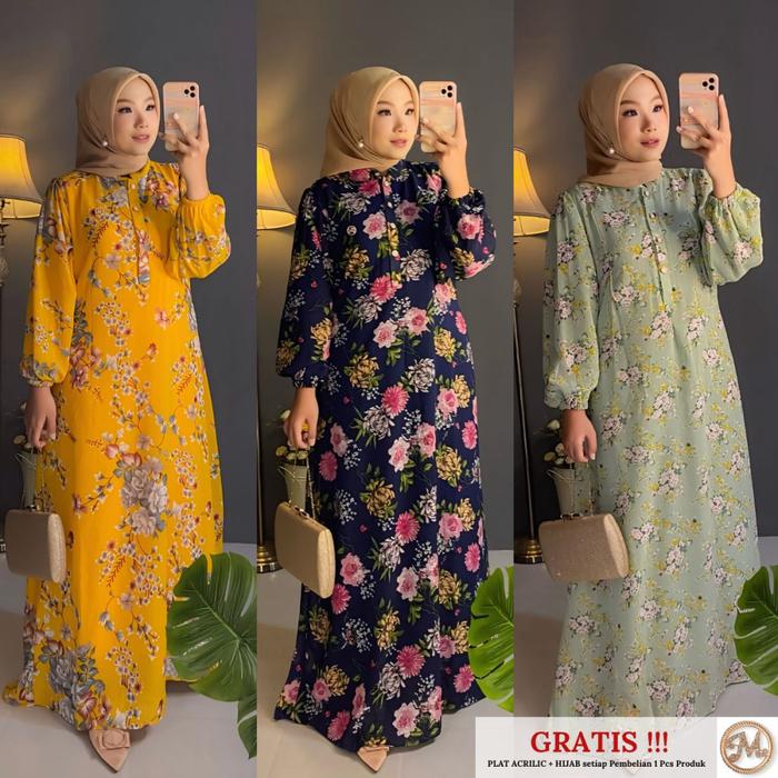 Baju Gamis Amira Dress Ied Series (Premium Quality)