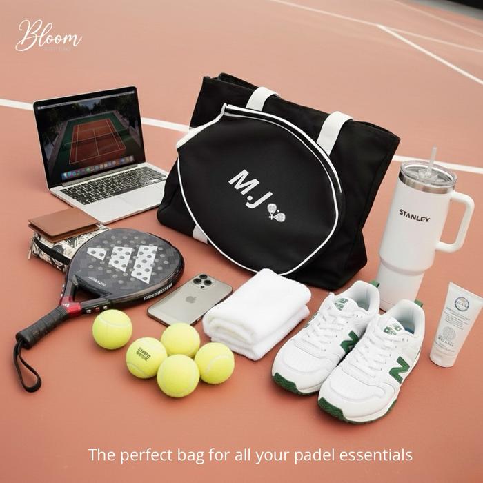 TERLARIS TENNIS/ PADEL RACKET BAG CUSTOM NAMA THERMAL - Tas Padel Tennis Badminton / Tas Olahraga / 