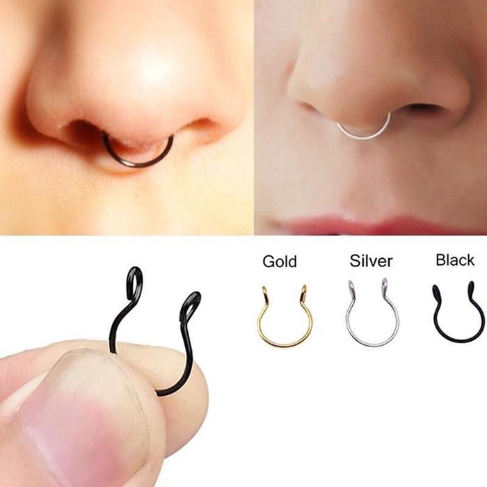 Anting Hidung Tanpa Tindik / Anting Wanita / Anting Klip Tanpa Tindik