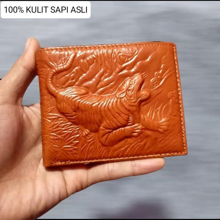 DOMPET PRIA KULIT ASLI MOTIF HARIMAU
