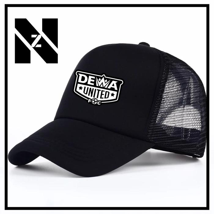 TOPI DEWA UNITED / TOPI JARING DEWA UNITED / TOPI TRUCKER DEWA UNITED BISA COD