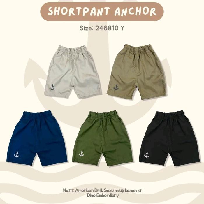 shortpant anchor Pineapple kids