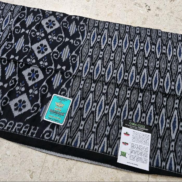 sarung basarah kawung bahan mesres Muslim Pria Motif