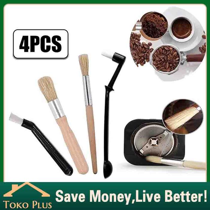 4Pcs/Set Espresso Machine Cleaning Nylon Brush Sikat Pembersih Mesin Kopi Espresso Espresso Group He