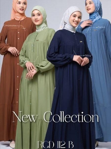 RAUNAPRIDE - RGD 112 B Gamis Wanita  Muslim Syari Dewasa