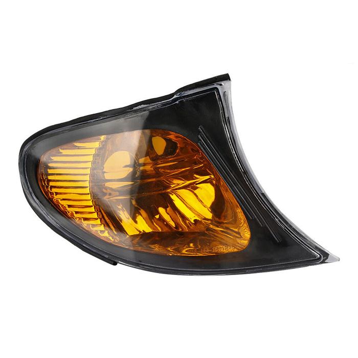 Lampu sudut BMW E46, lampu sudut lampu lensa kristal bening 2 buah