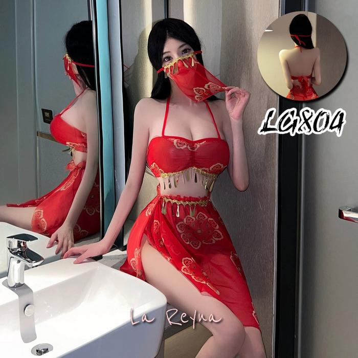 Lareyna Aravenda Set Lingerie Fantasy Malam Pesona Belly Dance Arabian LG804
