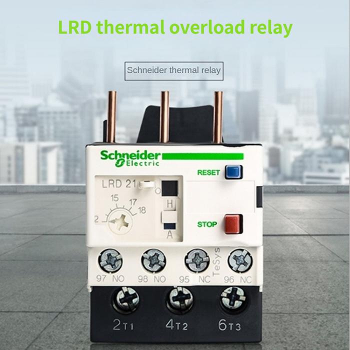 Schneider thermal relay LC1D overload protection LRD three-phase
