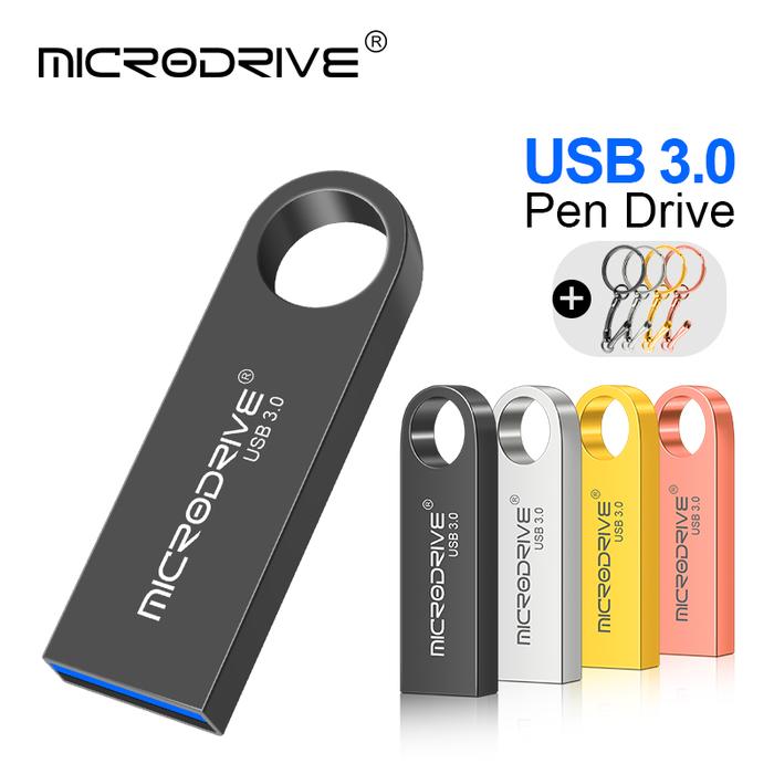 4 Colors Metal USB3.0 Flash Drive Pen Drive 16GB 32GB 64GB 128GB 3.0