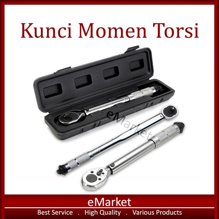 Kunci Momen Torsi / Torque Wrench Two-way Spanner Tools Bengkel Mobil Roda Mobil