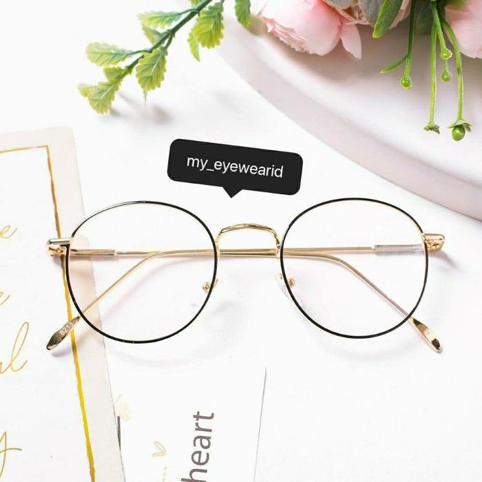KACAMATA MY EYEWEARID - ARDEN BLACK GOLD | (PHOTOCROMIC - ANTI RADIASI - BLUECROMIC)