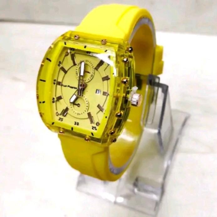 jam tangan wanita terlaris untuk model oval strap rubber asesoris simpel dan elegan Aksesoris cocok 
