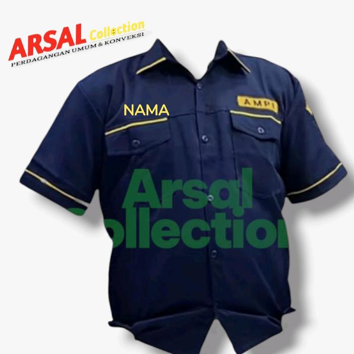 Kemeja ORMAS AMPI | Baju ORMAS AMPI | Seragam ORMAS AMPI FREE NAMA BORDIR
