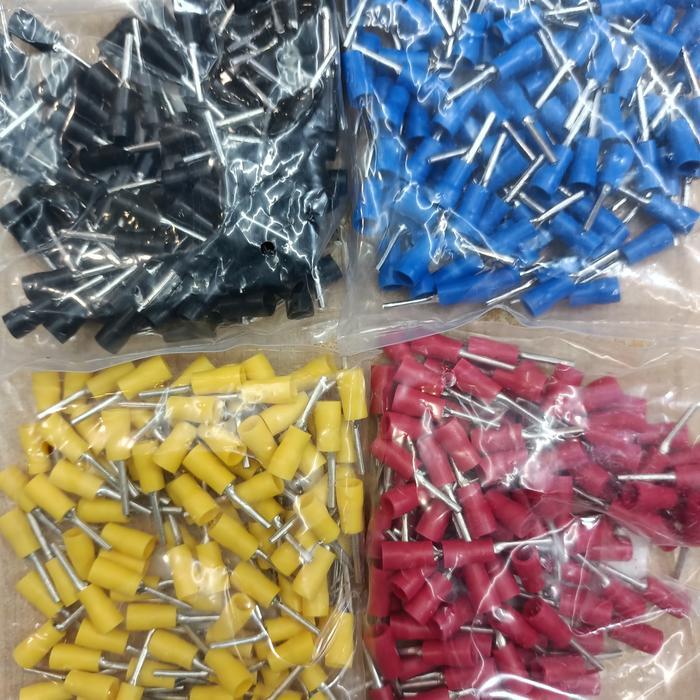 Skun Pin Tusuk Skun kabel 2,5mm PTV 2-12 ( 100 pcs ) - Merah