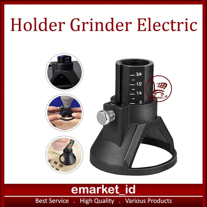 Holder Grinder Electric 18mm / for Dremel Stand Bor Elektrik Mini untuk jadi Router Adapter Drill