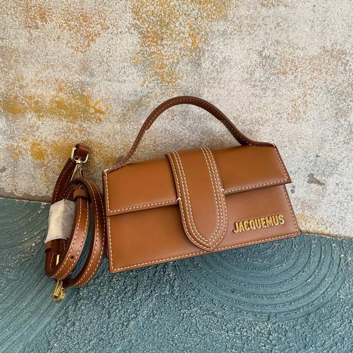 bag Jacquemus tas Mini Bambino Light Brown 2 Ghw