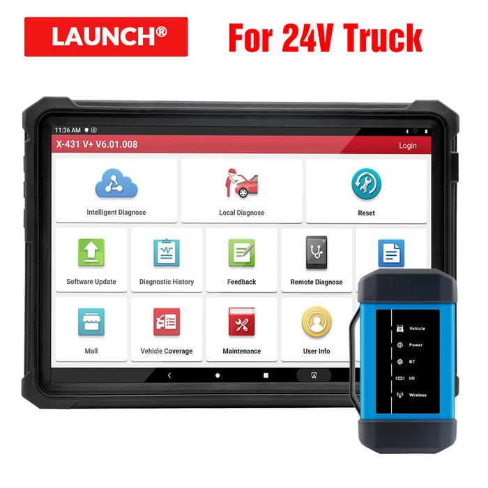 Terlaris, LAUNCH X431 V + X431 HD Alat Diagnostik Tugas Berat
