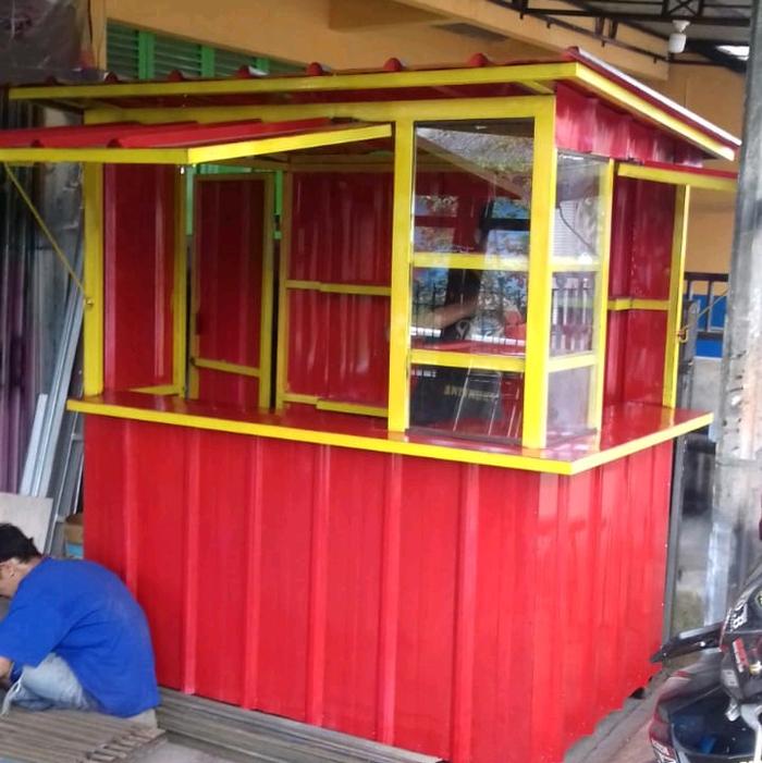 gerobak booth kontainer roda rombong warung kekinian