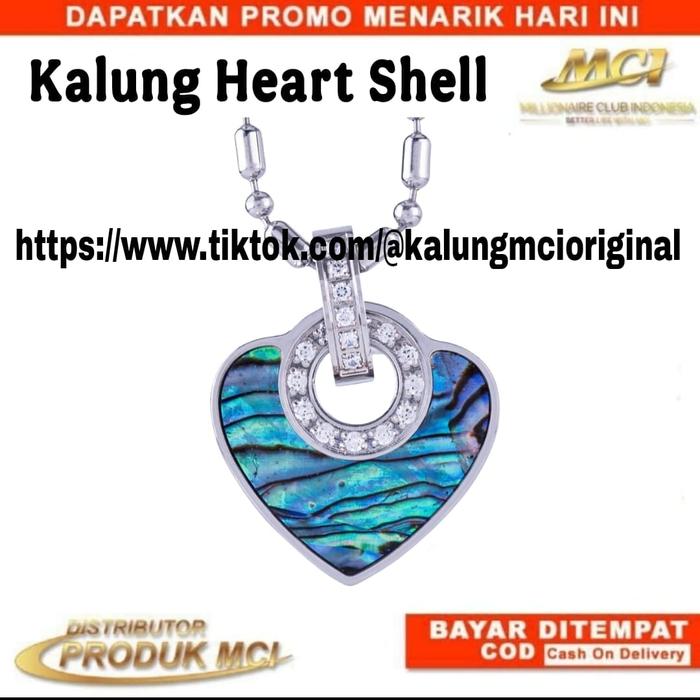 # 100% ORIGINAL # KALUNG WMP HEART SHELL MCI KALUNG PENDANT MCI KALUNG KESEHATAN MCI ORIGINAL
