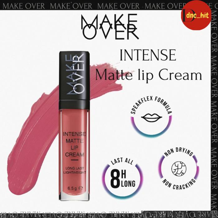 Make Over Intense Matte Lip Cream 8 Hours Wear Last 8 Hours Long 6.5g