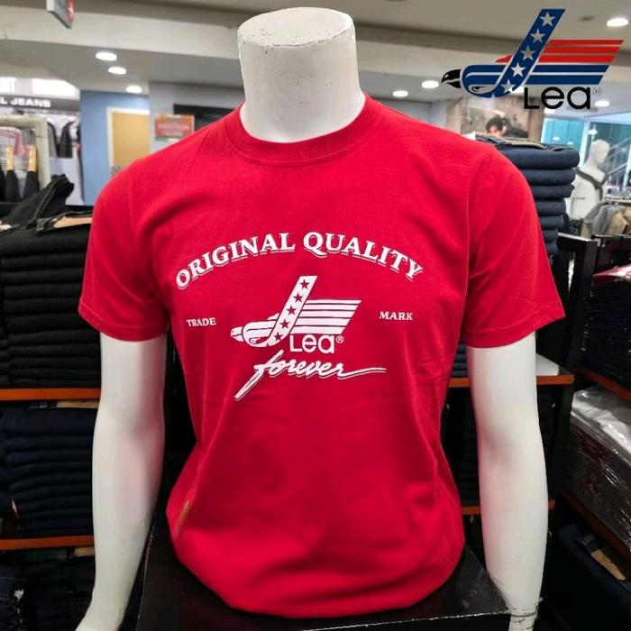 KAOS PRIA LEA JEANS LENGAN PENDEK SLIMFIT 0R191NALS