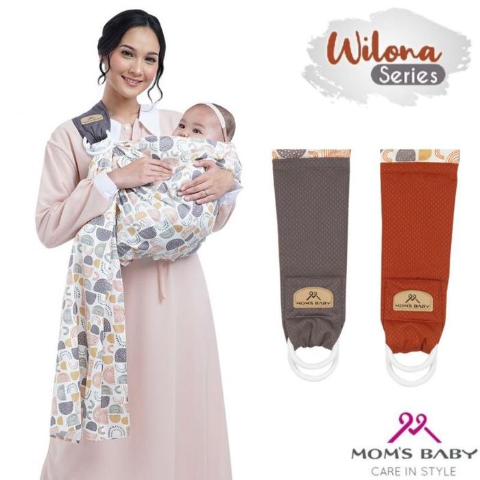 Moms Baby Gendongan Samping Multifungsi Wilona / Aurora / Nikita / Cloudy Series