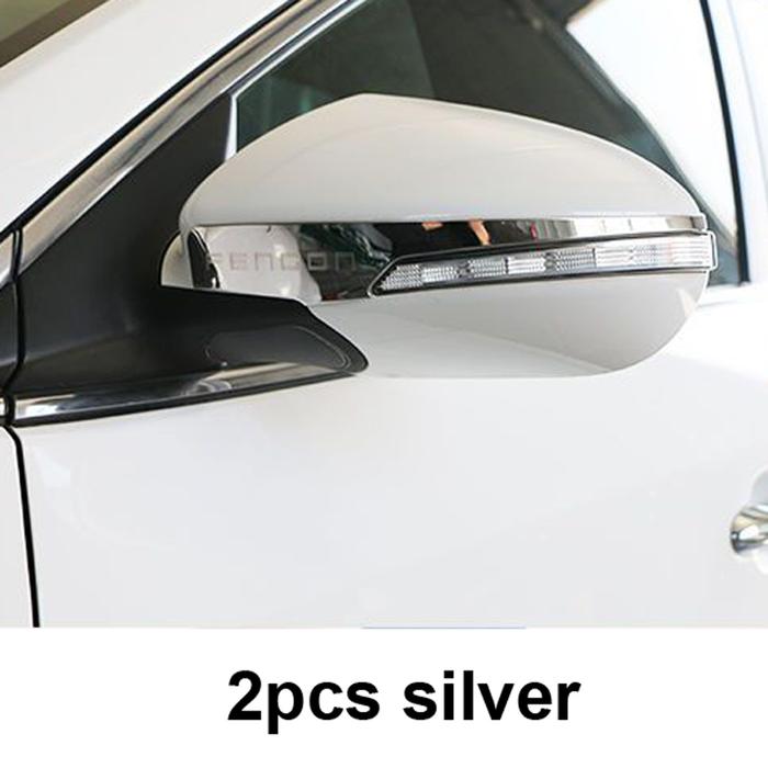 2 Buah untuk Dongfeng DFSK 580 2016-2021 Strip Potongan Kaca Spion