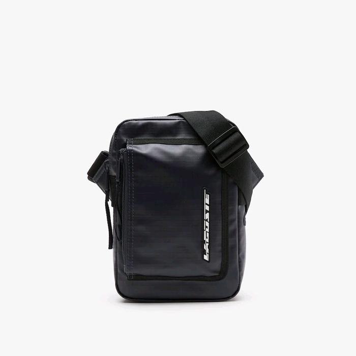 Lacoste Men’s Zipped Contrast Detail Satchel Bag Original Tas selempang Pria