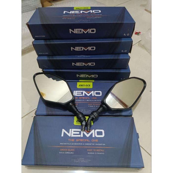 Terlaris Spion Bubut 3 Jari Spion Bubut Tangkai pendek Spion led bubut original spion style plat KT
