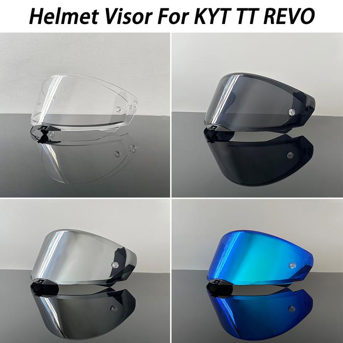 Motorcycle helmet Visor Anti-UV PC visor Lens TT-Revo Model Smoke Dark Replacement Visor For KYT TT