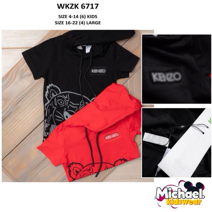 Kaos Anak Hoodie WKZK 6717 Style Edisi Natal Premium Usia 2-17 Tahun Baju Anak Cowok/Laki Laki Model
