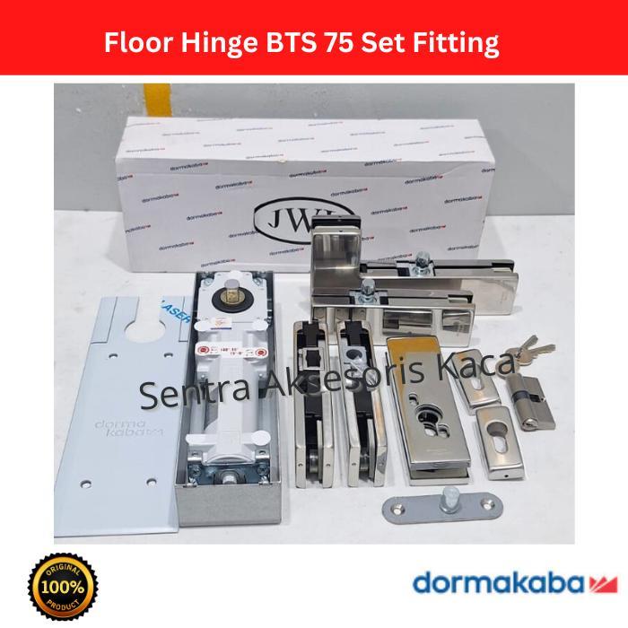 Paket Floorhinge Dorma BTS 75 + Patch Fitting ( Pt 10, Pt 20, Us 10 )