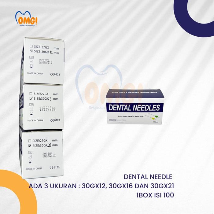 dental needle citoject 1 box isi 100 pcs