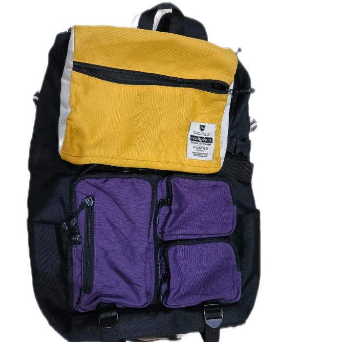 ransel big size multi pocket military by evisu