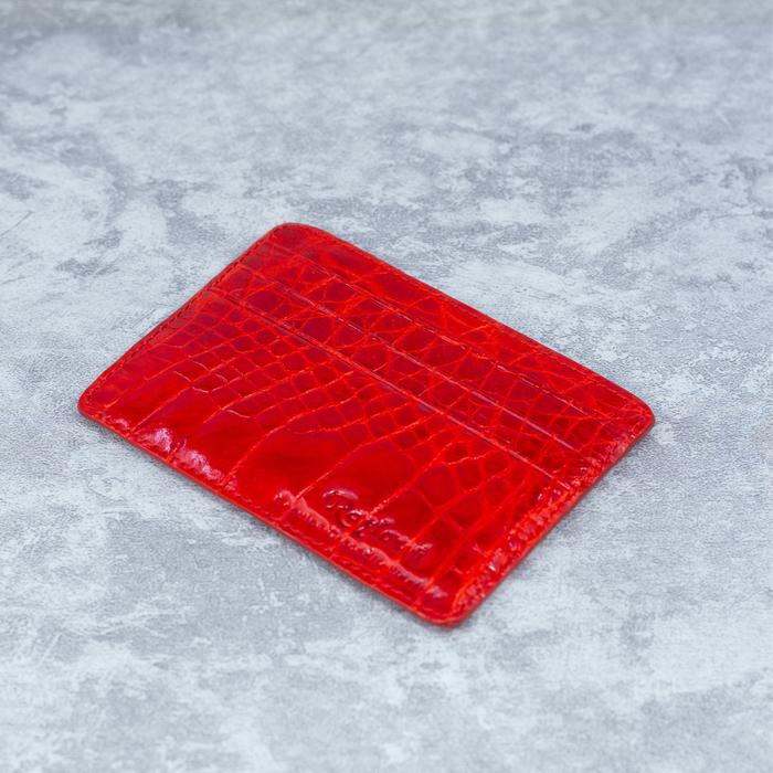 Novaecroco Card Holder (NCCH6B) Genuine Crocodile leather