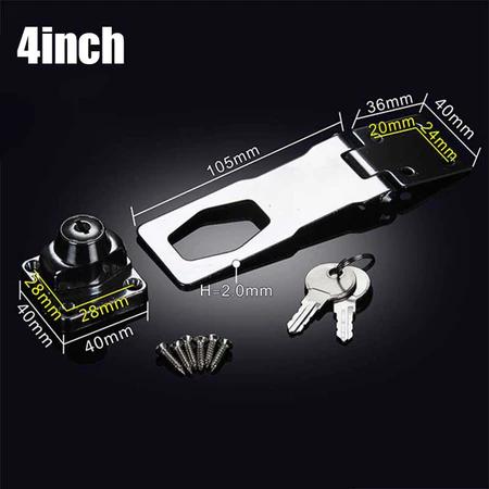 Overpal Kunci / Kunci Hasp Lock / Overpal Gembok / Haps Lock 3/4 Inch Stainless Tebal COD